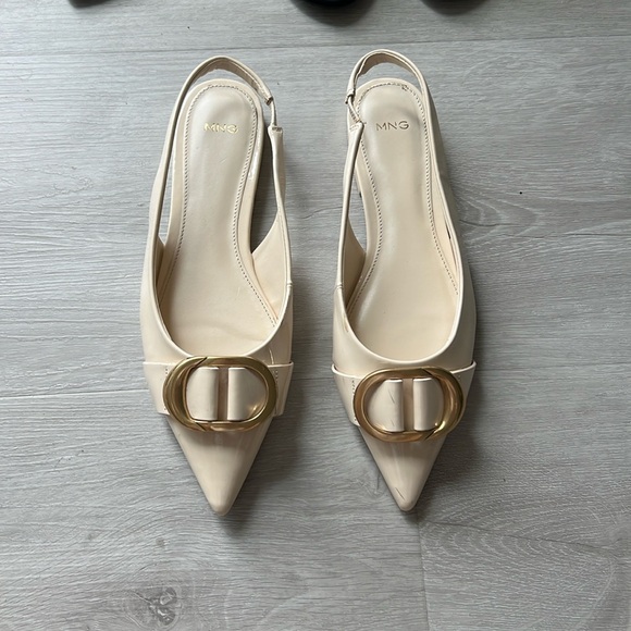 Mango Patent Sling Back Shoes - Picture 4 of 7